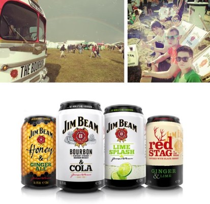 Jim Beam versorgt Festivals mit 