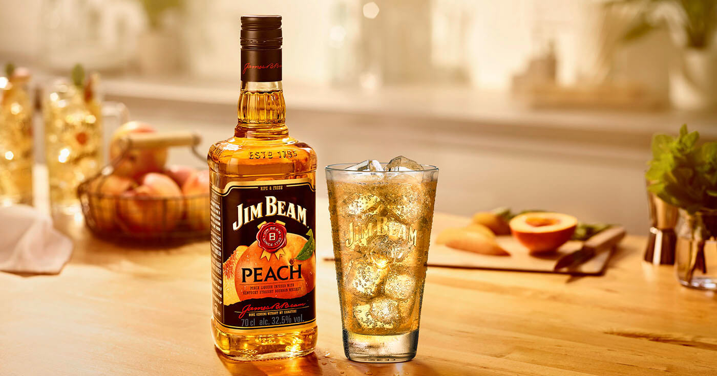 Neues Flavor: Jim Beam Peach soll den lang ersehnten Sommer bringen