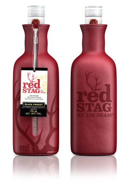 Jim Beam red STAG mit Flaschenkühler