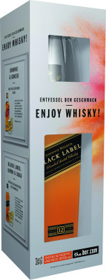 Johnnie Walker Black Label On-Pack mit Tumbler