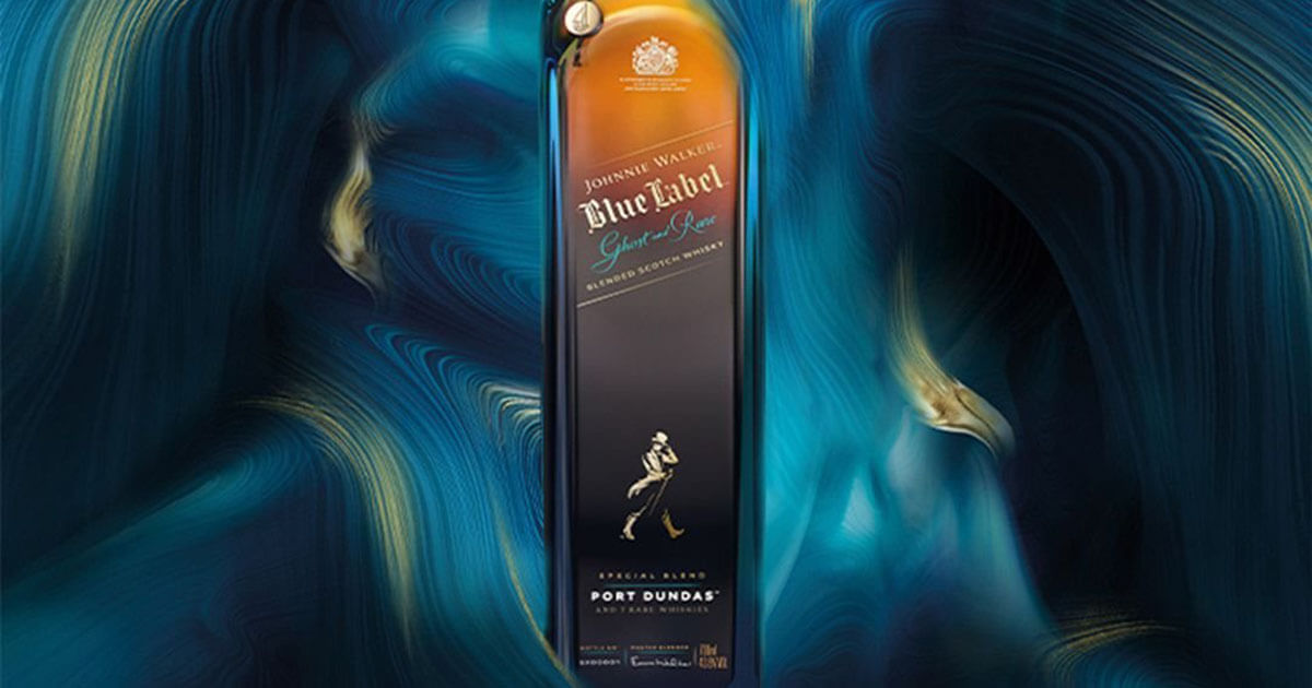 Nummer fünf: Johnnie Walker Blue Label Ghost & Rare Port Dundas trifft ein