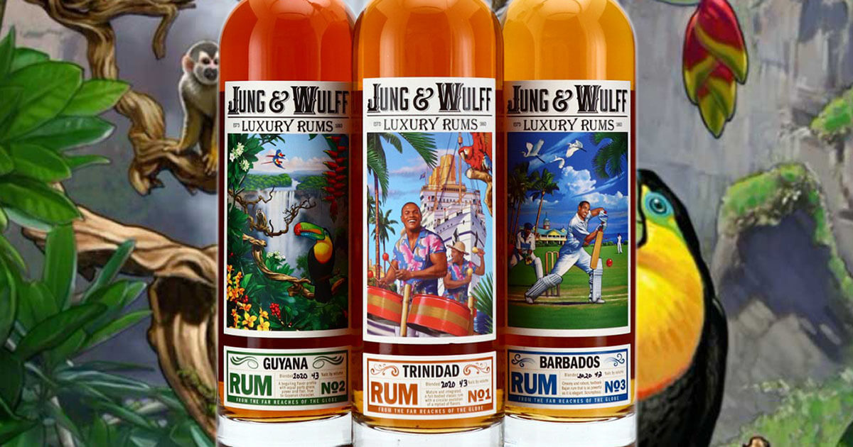 Neues Trio: Jung & Wulff Luxury Rums treffen in Deutschland ein