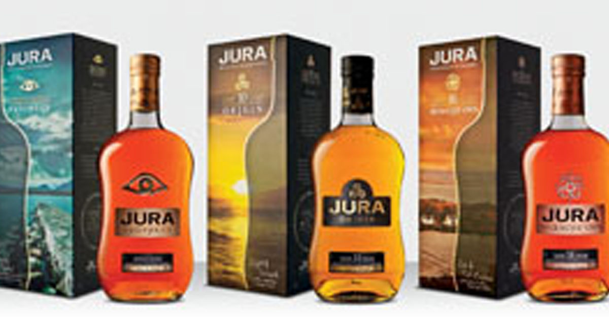 Redesign: Whiskys von Isle of Jura mit neuem Verpackungsdesign