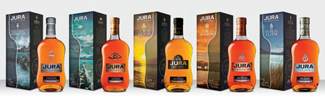 Whiskys von Isle of Jura ab 2013 mit neuem Verpackungsdesign