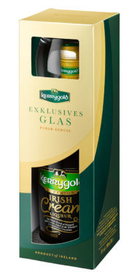 Kerrygold Irish Cream Liqueur mit Tumbler im Geschenkset
