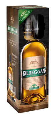 Kilbeggan Irish Whiskey in Geschenkset zu Weihnachten