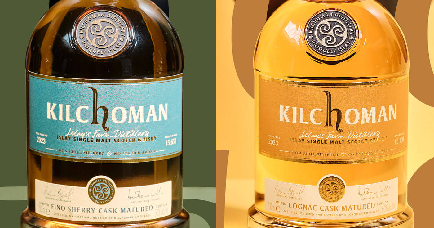 Vollreifungen: Kilchoman mit Fino Sherry Cask Matured und Cognac Cask Matured