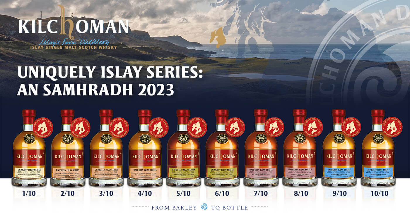 Zehnteilig: Kilchoman Distillery launcht Uniquely Islay Series An Samhradh 2023