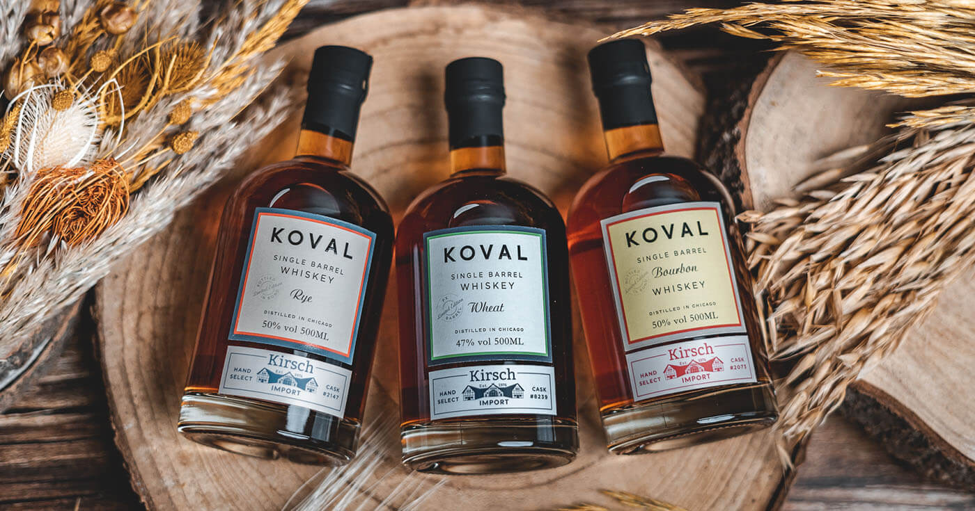 Exklusiv für Deutschland: Koval Distillery füllt Limited Editions für Kirsch Import ab