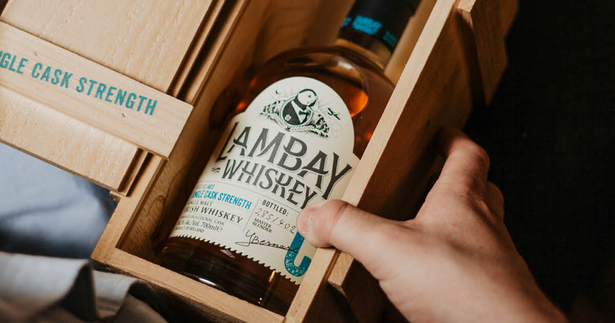 Einzelfass: Lambay Whiskey gibt Lambay Single Cask Strength No. 2545 frei