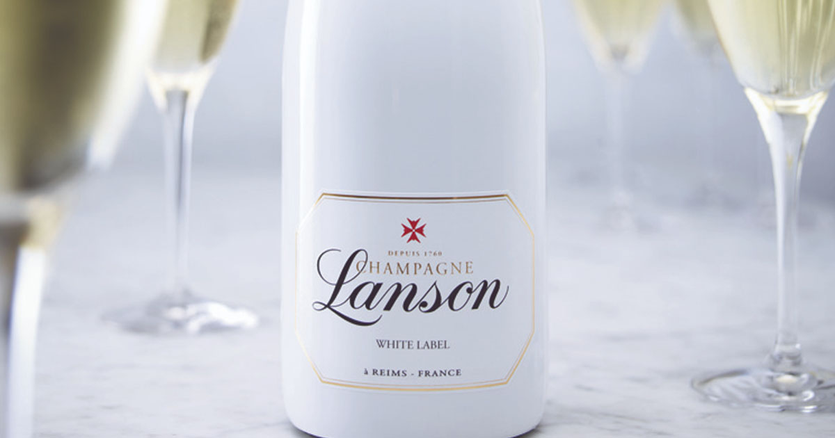 Schneeweiß: Champagnerhaus Lanson bringt neuen White Label Sec