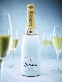 Lanson White Label Sec in weißem Sleeve