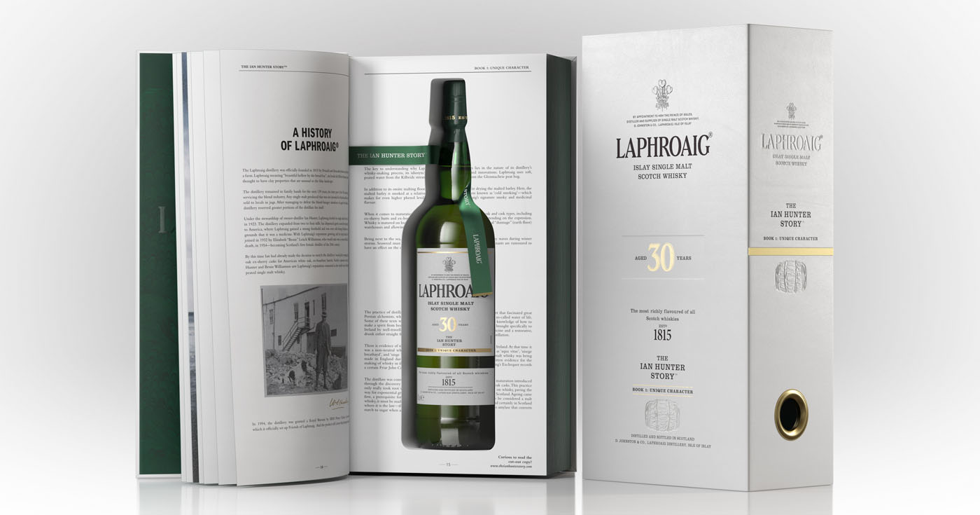 Fünf Teile geplant: Laphroaig Distillery läutet Ian Hunter Serie ein