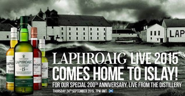 Laphroaig Live 2015 - Virtuelles Tasting am 24. September