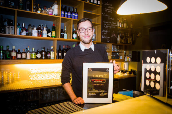 Martin Kramer ist Licor 43 Most Passionate Barista 2017