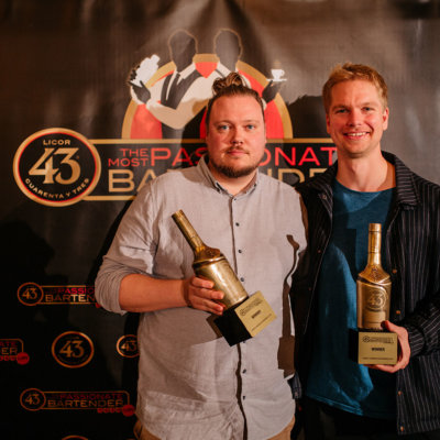 Dänemark gewinnt Licor 43 Most Passionate Bartender Team Up! 2018