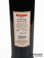 Averna Don Salvatore Rückseite Etikett