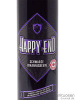 Happy End Schwarze Johannisbeere Vorderseite Etikett