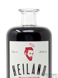 der Hals einer Flasche Heiland Rumliqueur
