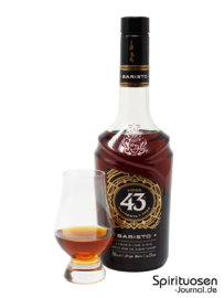 Licor 43 Baristo Glas und Flasche