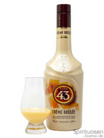 Licor 43 Crème Brûlée Glas und Flasche
