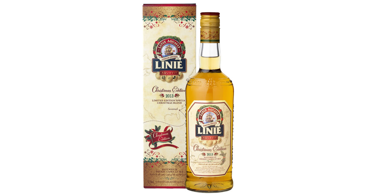 Limitiert: Linie Aquavit Christmas Edition 2013 für Weihnachten erhältlich