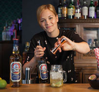 Cocktails: „Dachterrasse“ by Vera Büssing für Linie Aquavit