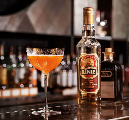 Cocktails: „Midsommar Afton“ by Sascha Berends für Linie Aquavit