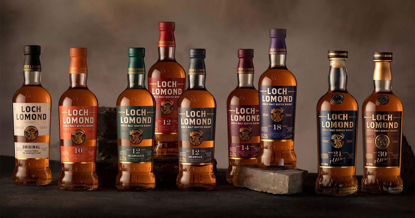 Kräftigere Farben: Loch Lomond Distillery präsentiert neues Flaschendesign