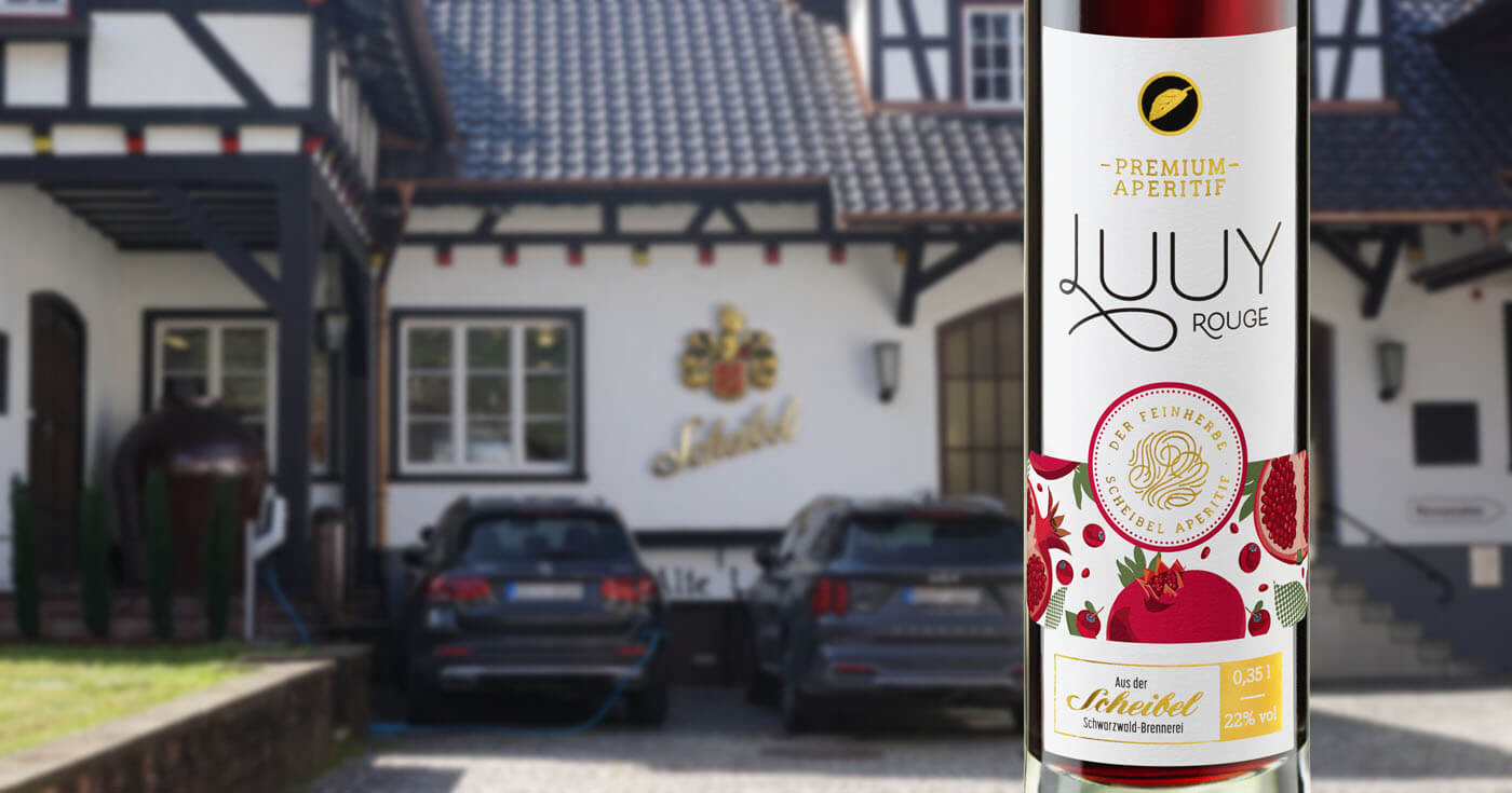 Limitiert: Scheibel veröffentlicht neuen Luuy Rouge Aperitif