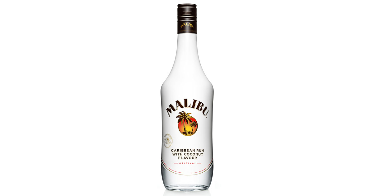 Aufgefrischt: Malibu Rum durchläuft Redesgn von Logo und Flasche