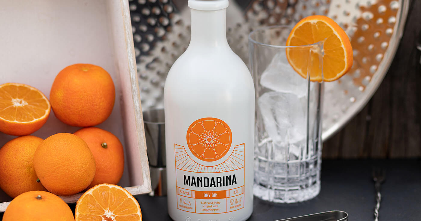 Frische Mandarine: Brennerei Henrich bringt Mandarina Dry Gin auf den Markt