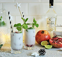 Winterlich: Mangaroca Batida com Rum in vier Drinkideen