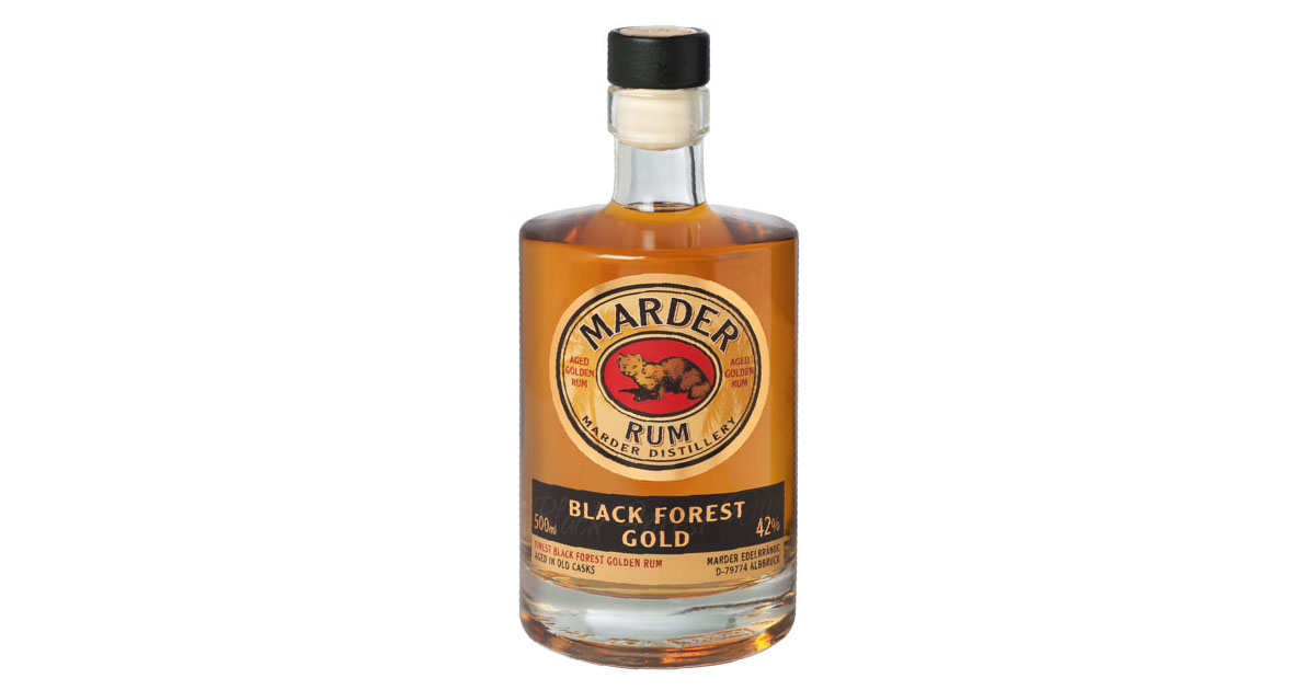 Neuvorstellung: Marder Edelbrände launcht Marder Black Forest Gold Rum