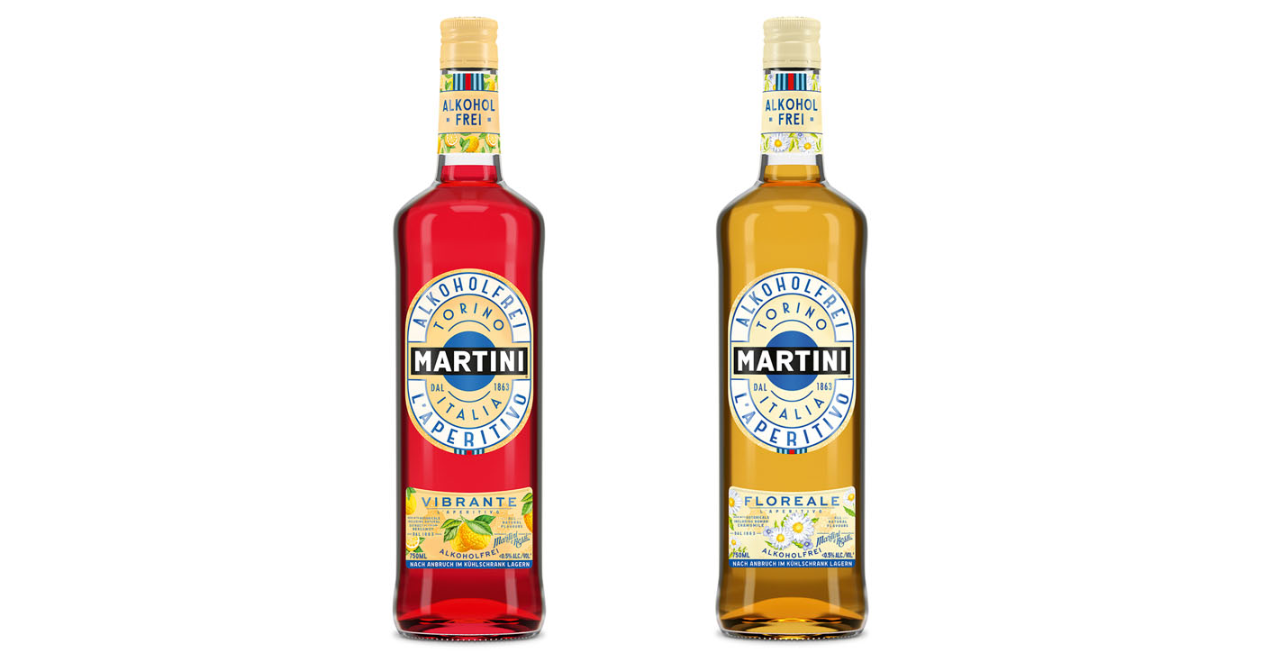 News: Martini mit zwei alkoholfreien Aperitif-Varianten