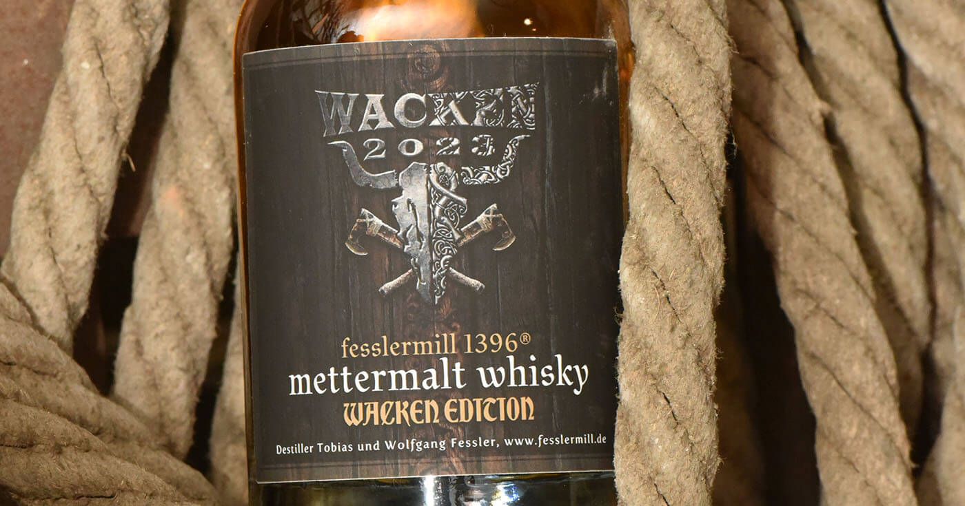 Limitiert: fesslermill 1396 bringt Mettermalt Whisky Wacken Edition 2023