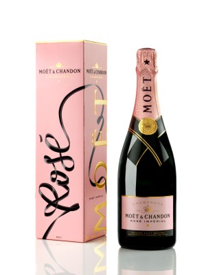 Moët & Chandon Rosé Impérial Tie for Two Geschenkpackung