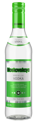 Moskovskaya Vodka kommt mit neuem Look in den Handel