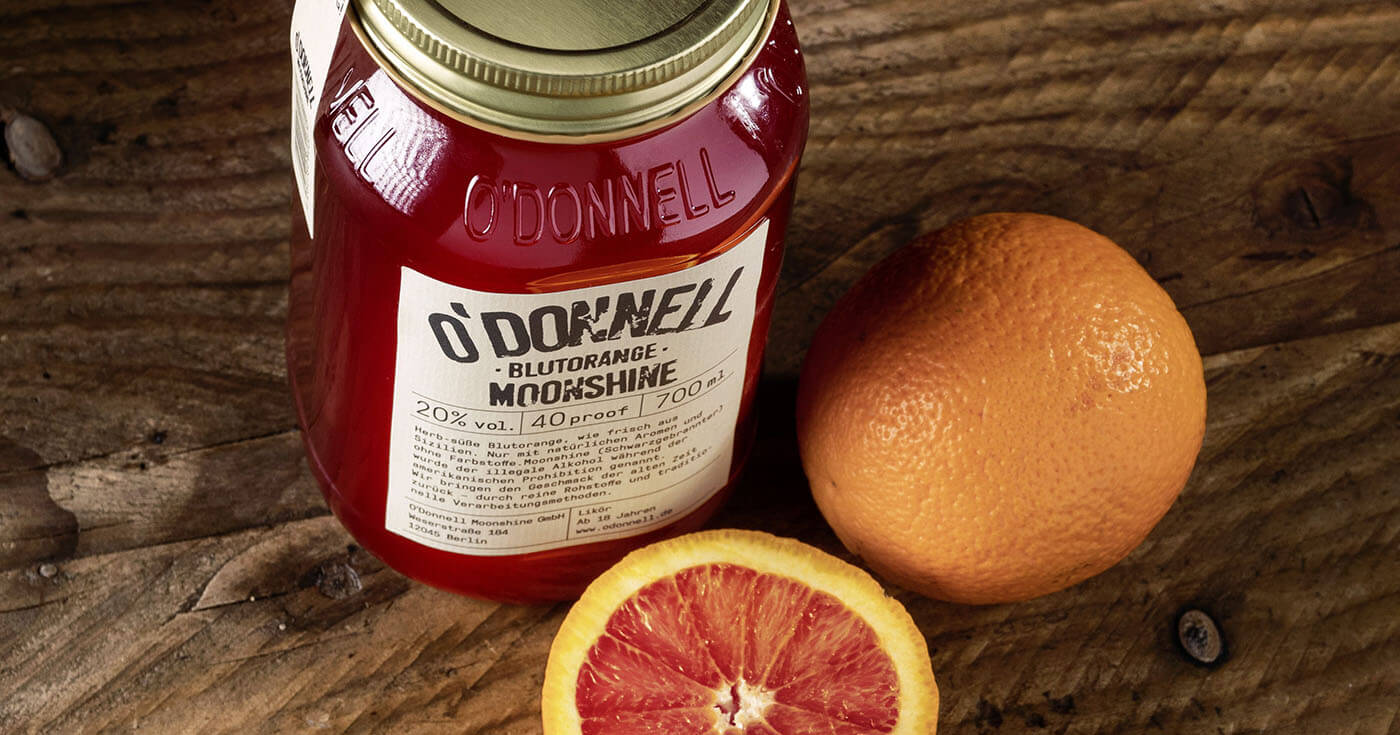 Neues Seasonal: O’Donnell Moonshine mit neuer Sommersorte „Blutorange“