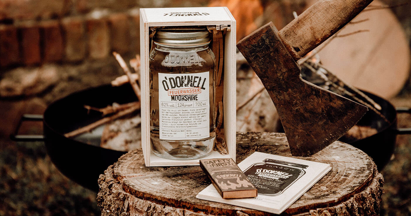 „Feuerwasser“: O’Donnell Moonshine bringt Wodka in Grill-Edition