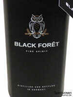Black Forêt Fine Spirit Vorderseite Etikett