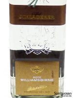 Schladerer Rote Williamsbirne Vorderseite Etikett