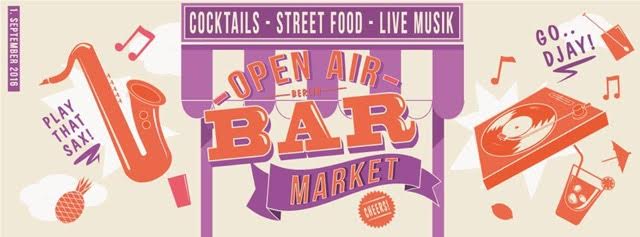 Open Air Bar Market in Berlin geht in Runde zwei