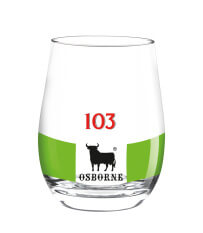 Osborne 103 Etiqueta Blanca Designglas grün