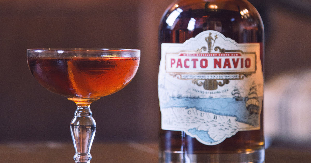 Cocktails: Havana Club Pacto Navio in zwei Drinks