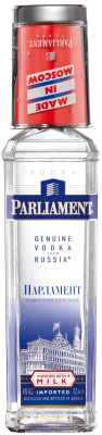 Parliament Vodka mit gratis 'Made in Moscow'-Stopka-Glas in On-Pack