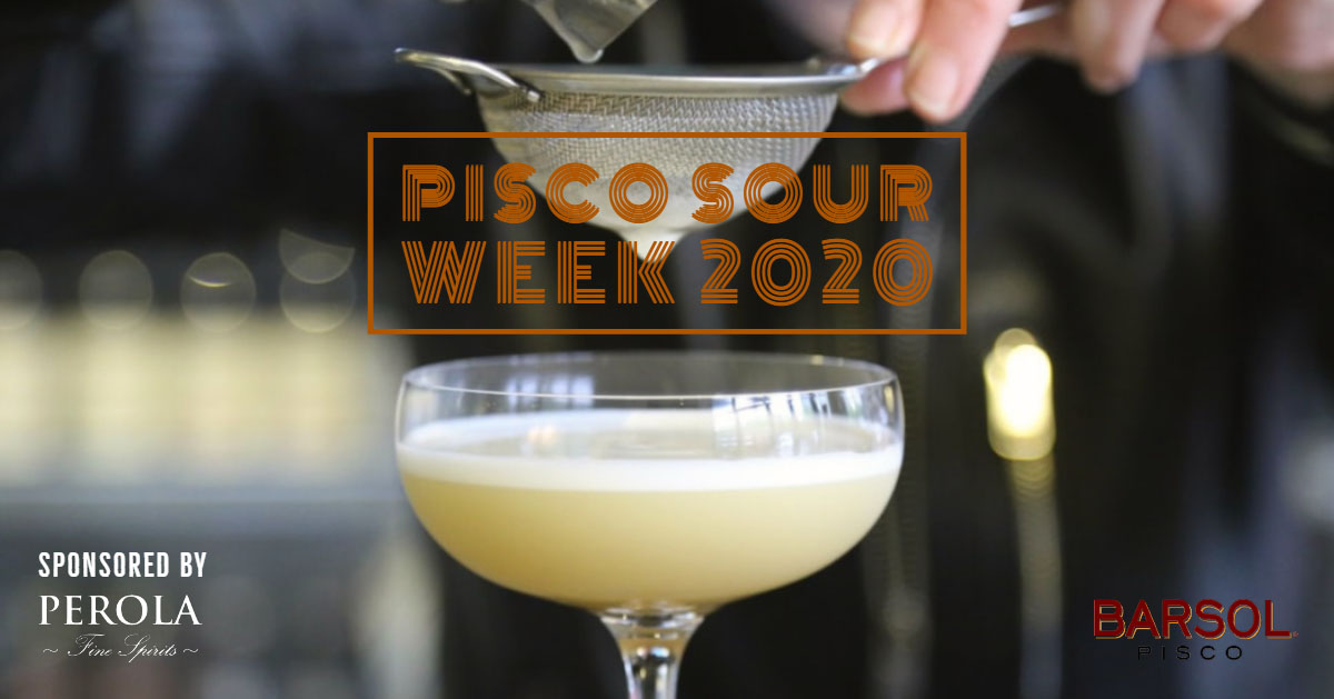 News: Start der Pisco Sour Week 2020