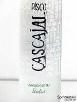 Cascajal Pisco Mosto Verde Italia Vorderseite Etikett