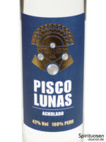 Pisco Lunas Acholado Vorderseite Etikett