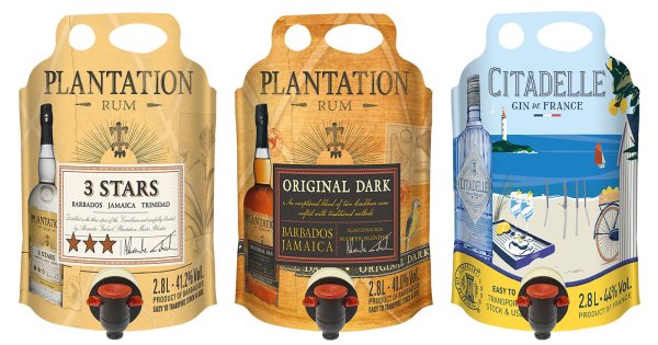 Pouches Plantation Rum und Citadelle Gin